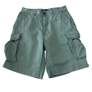 Polo Ralph Lauren Men's Classic Fit Cargo Shorts Size 33 Green Cotton